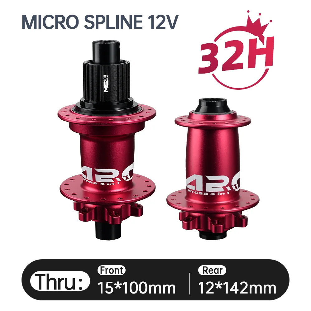 180 Clicks Bicycle Hub 32Holes 6 Bolts Disc Brake for HG XD MS Mountain Bike Hub