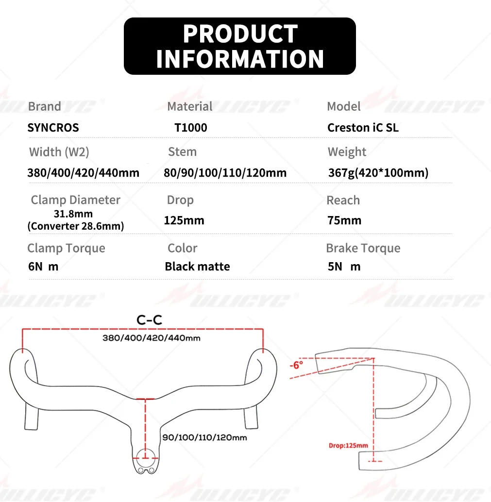 Carbon Road Bicycle Integrated Handlebar Internal Routing Di2 Matte with Mount