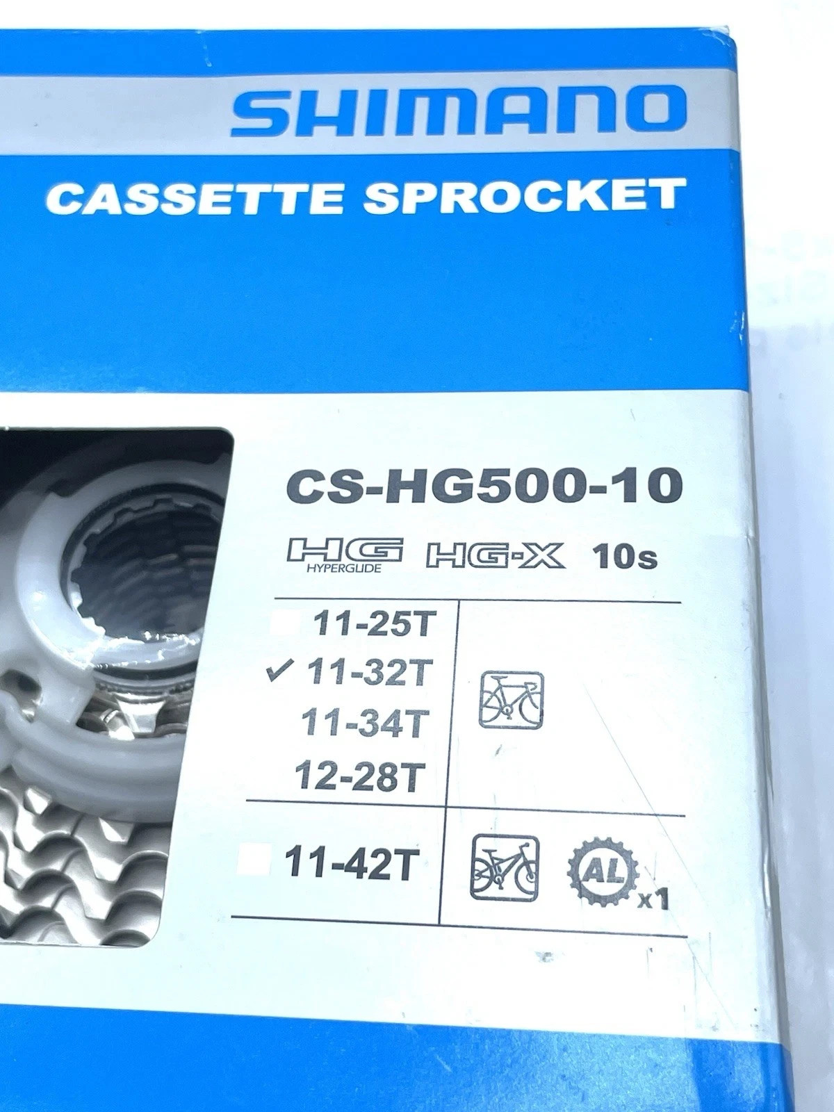 Shimano Deore CS-HG500-10 / 11-32t HyperGlide HG Road Bike Cassette 10 Speed NOS