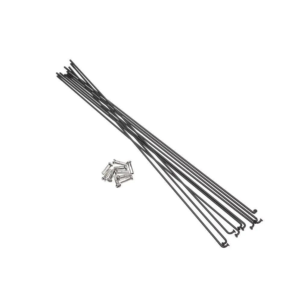 10Sets 14G Bicycle Stainless Steel Spokes with Nipples Outdoor Mountain Road Bik