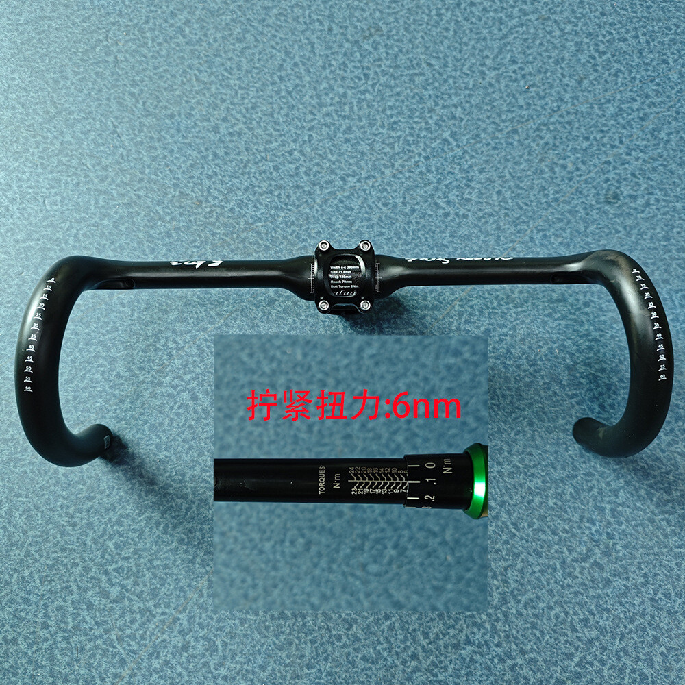 330-430mm Professional Carbon Handlebar Road Racing Bike Drop Bar 31.8mm