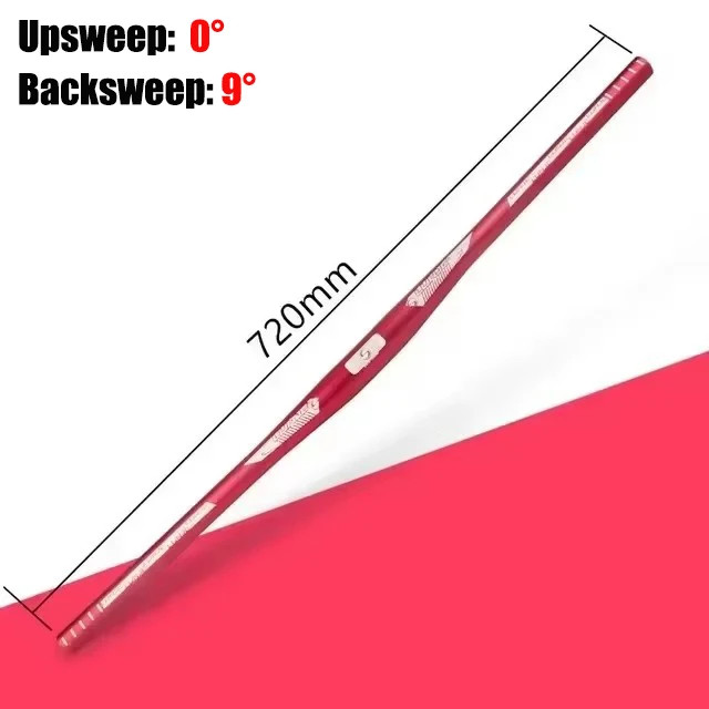 MTB Riser Flats Handlebar Parts Mountain Bike Handlebars 31.8mm*650/720/780mm