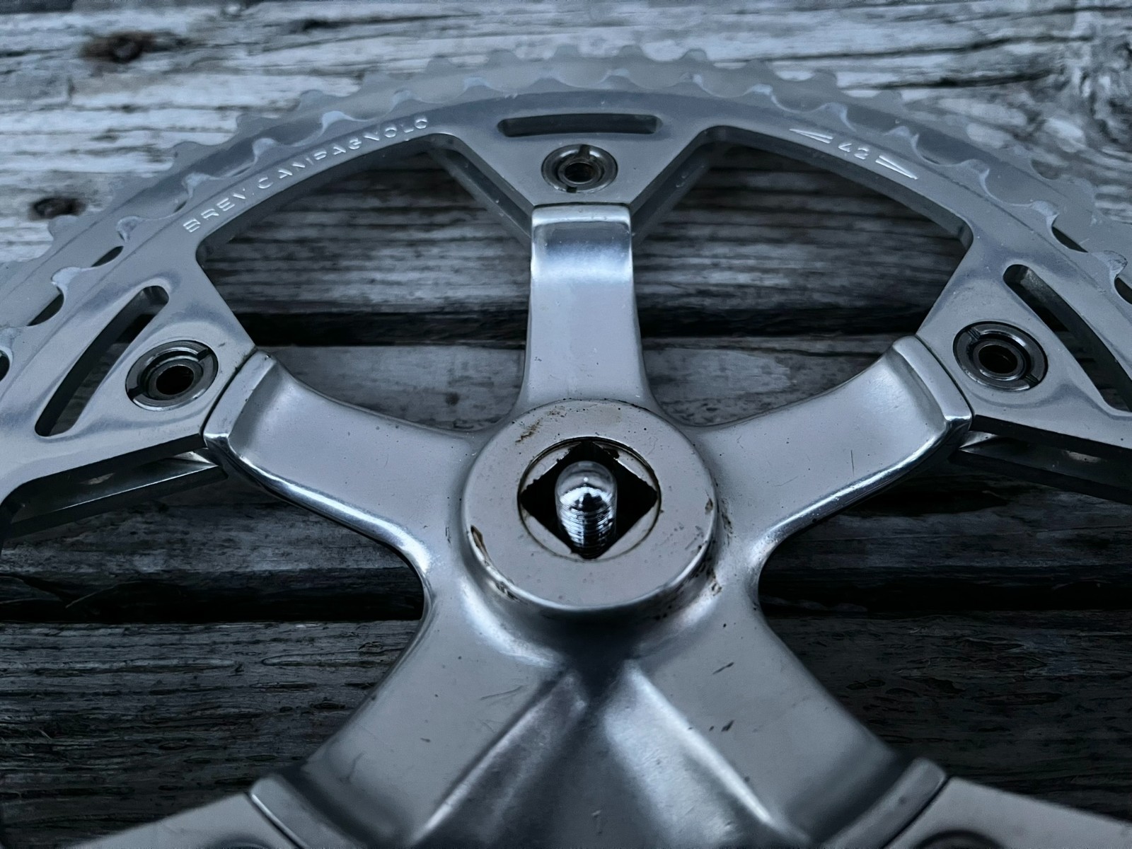 Campagnolo Victory 170mm 52/42 Crankset Crankset Vintage Aluminium