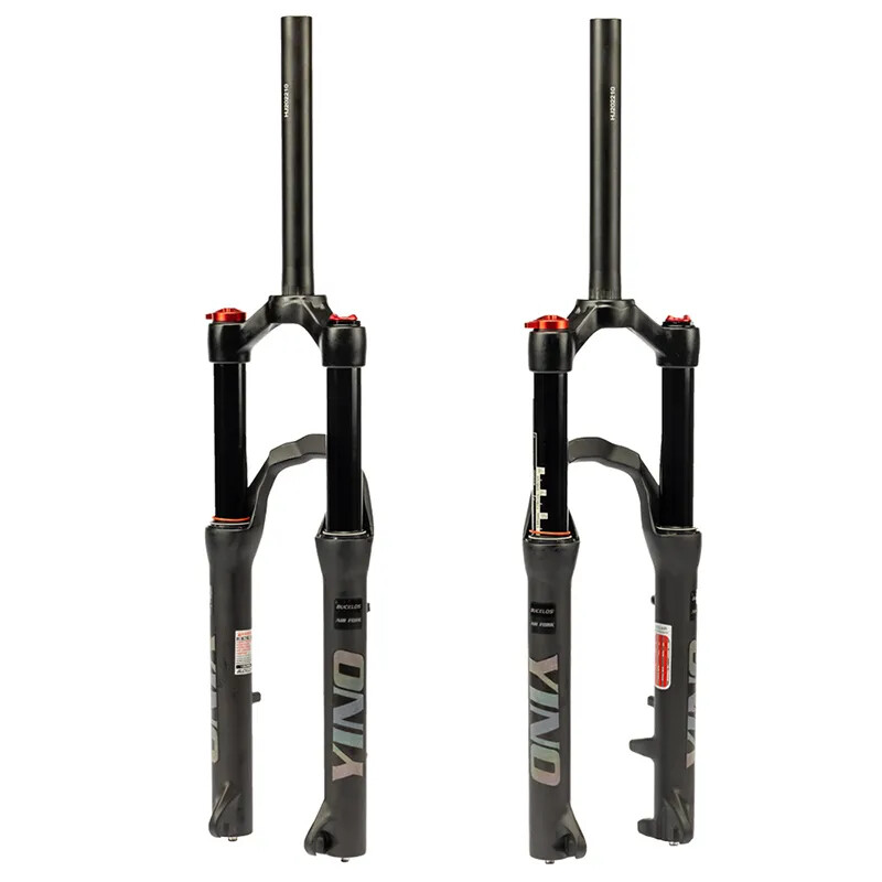 24″ Kids Bike Air Suspension Fork Travel 120mm Disc Brake Thru Axle QR AM Fork