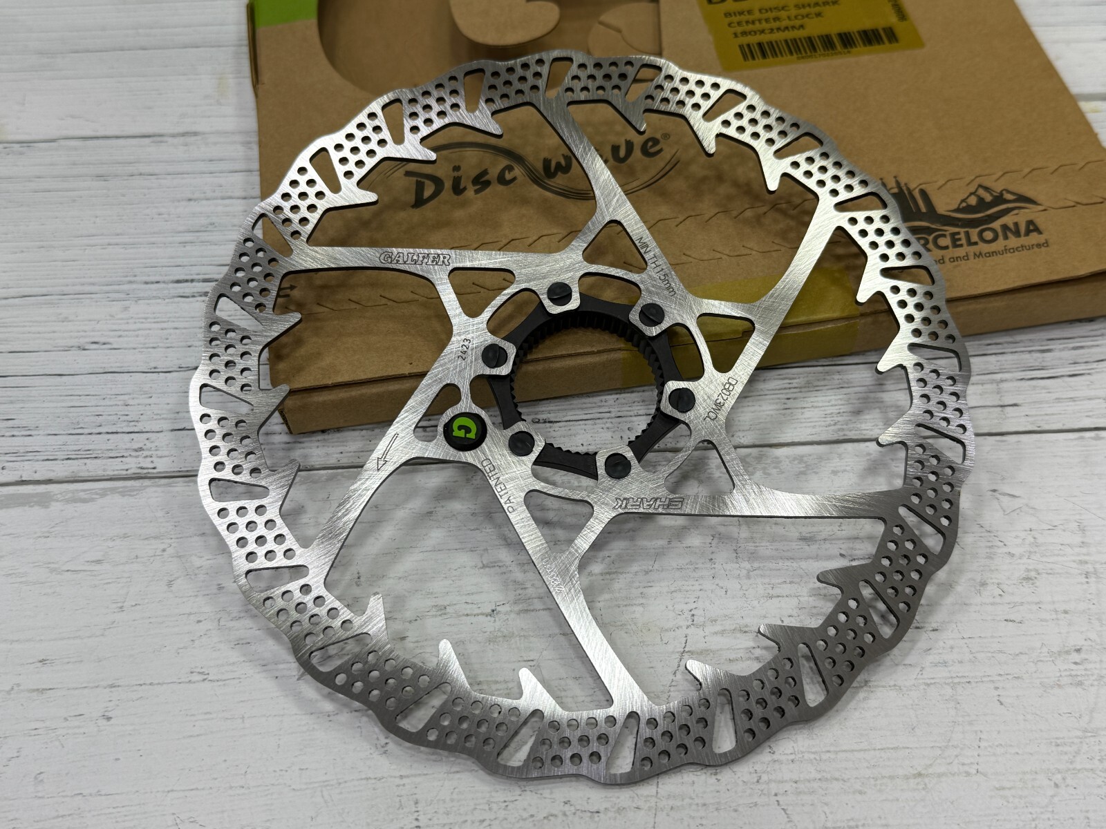 Galfer Shark CenterLock MTB Enduro / E-Bikes Disc Brake Rotor (Silver)