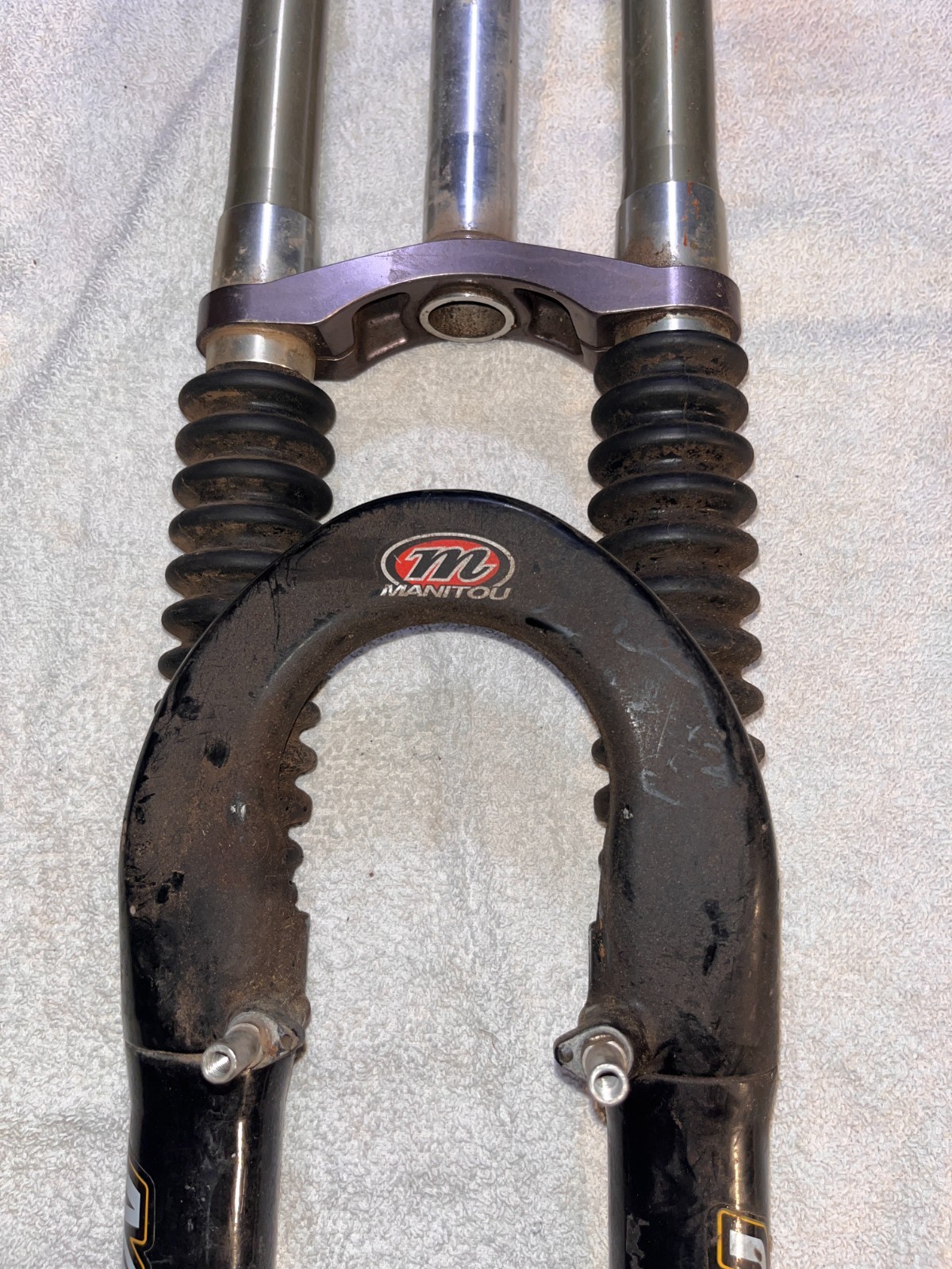 Vintage Manitou X-Vert R fork, rim or disc, 1 1/8″ steerer