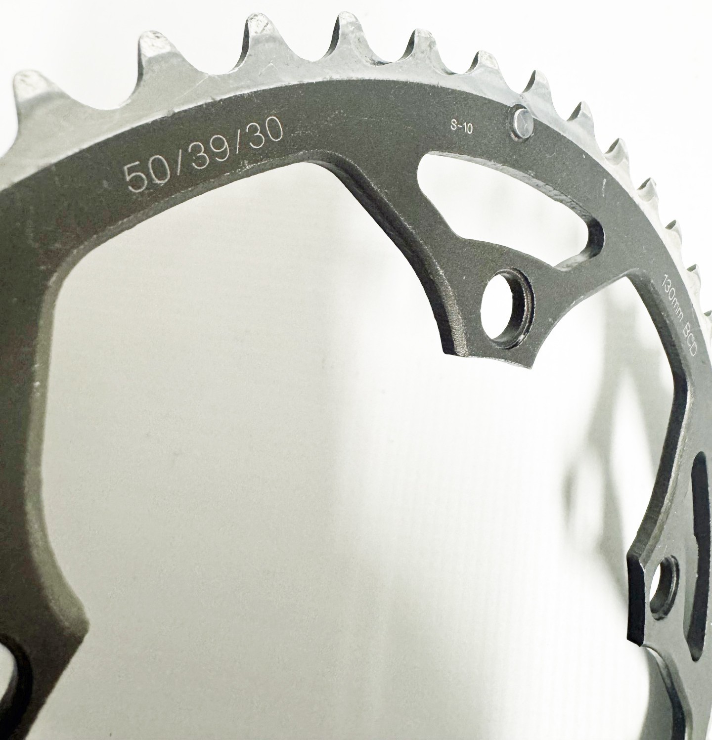 FSA 50-Tooth 130 bcd S-10 Chainring for 50/39/30 3X10 Spd. Drivetrain – Used
