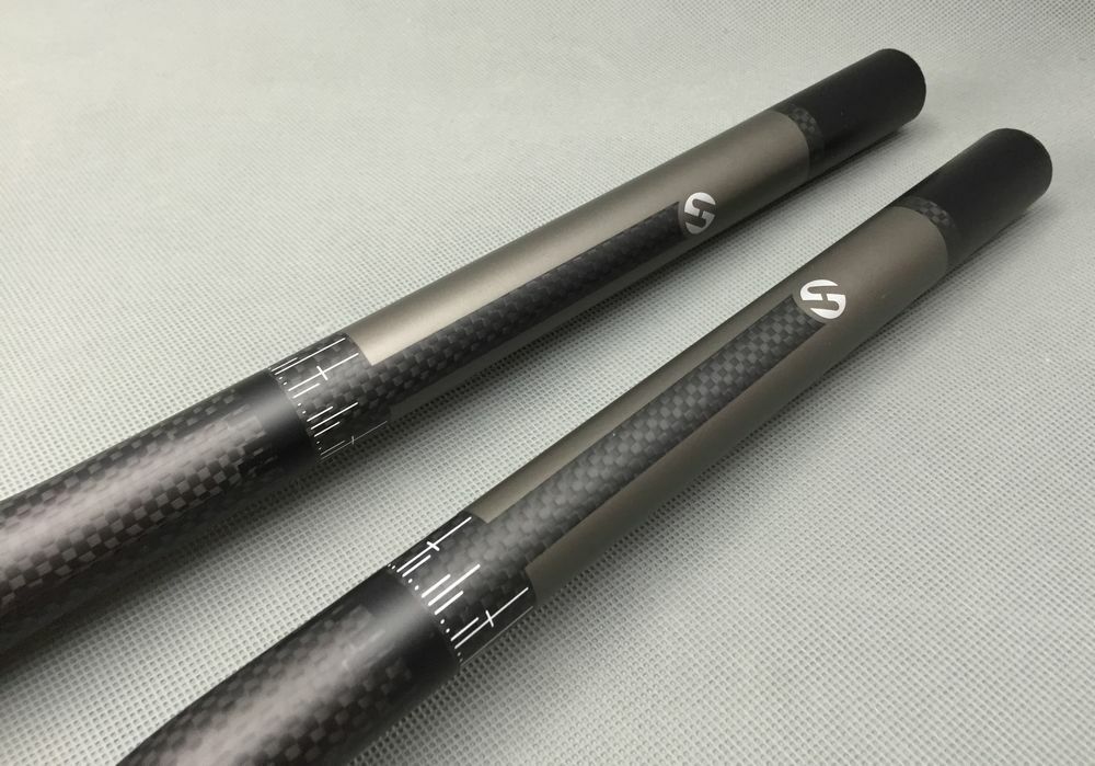 31.8mm Carbon Bicycle Handlebar Mountain Bike Flat Bar Rise Bar 580-760mm Black