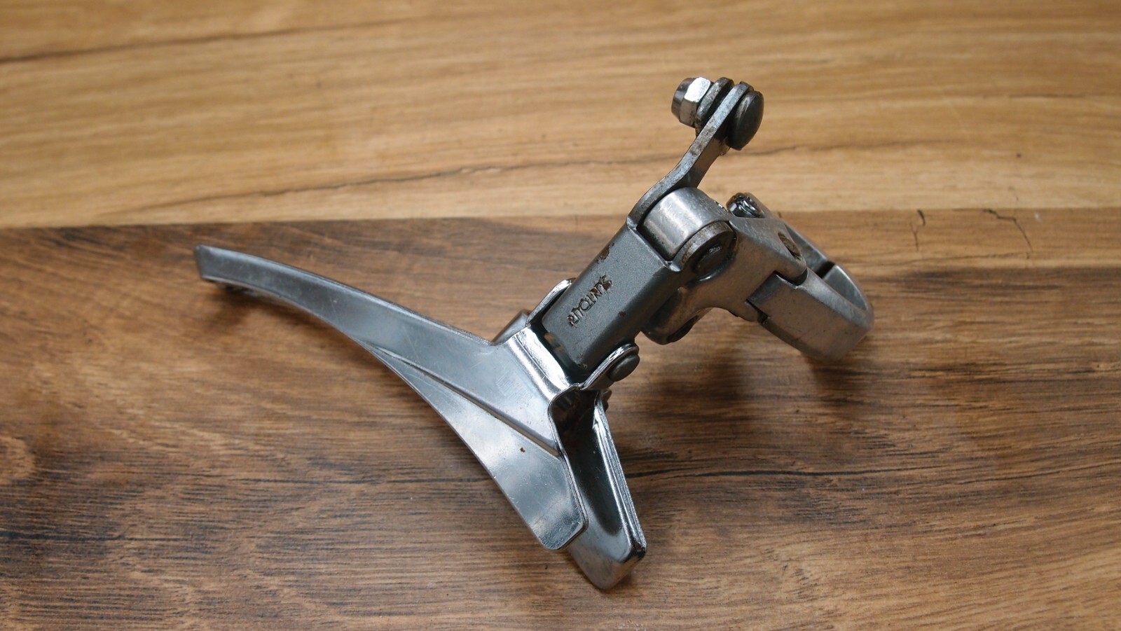 1980s front derailleur Suntour 28.6 mm bottom pull VIA Japan Maeda Ind