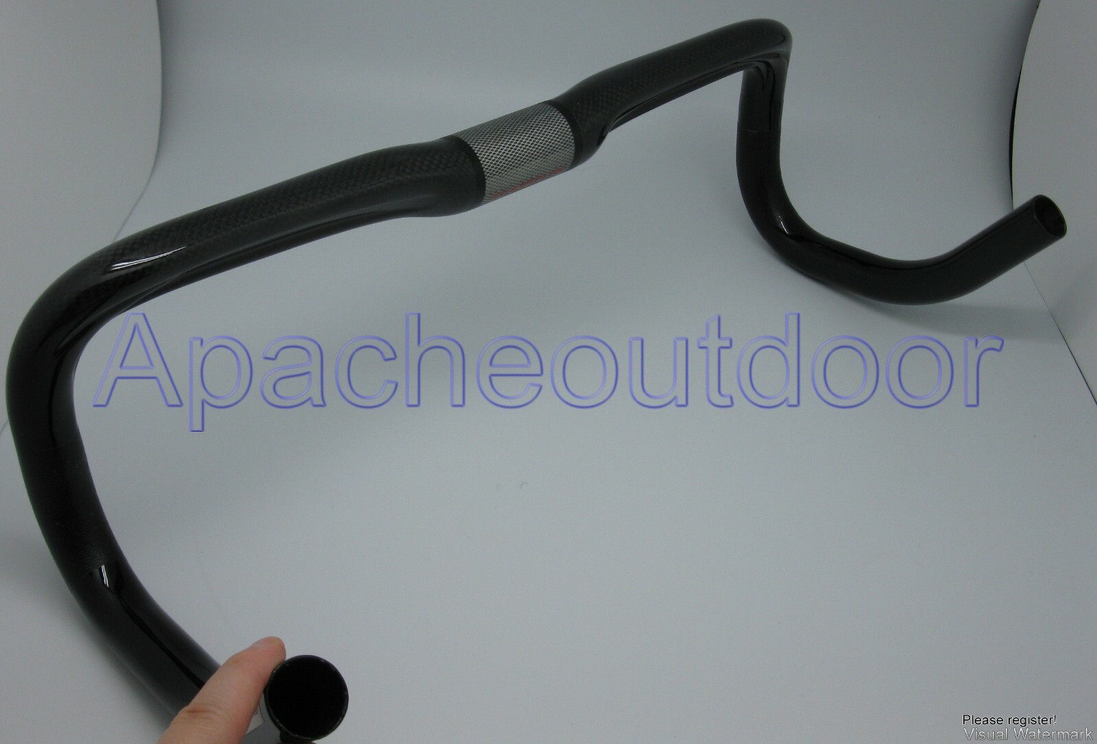 Road Bicycle Carbon Handlebar Drop Bar Bent 31.8mm 225g 3K 440mm/460mm AHB04