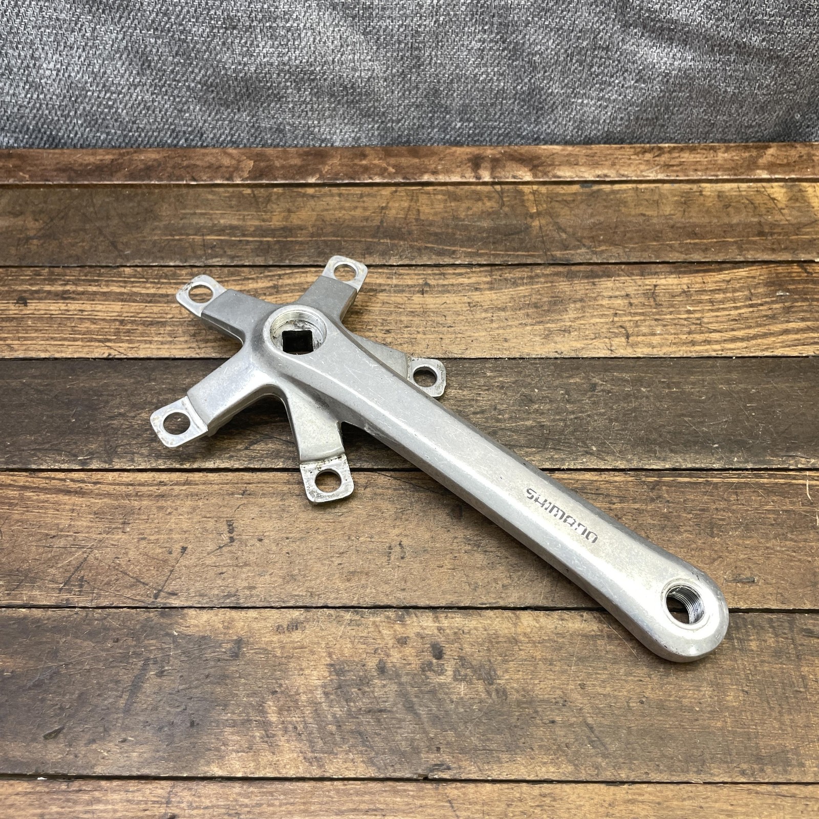 Vintage Shimano FC-B124 Crank Arm RIGHT 175mm 110 BCD Square Taper Road Bike
