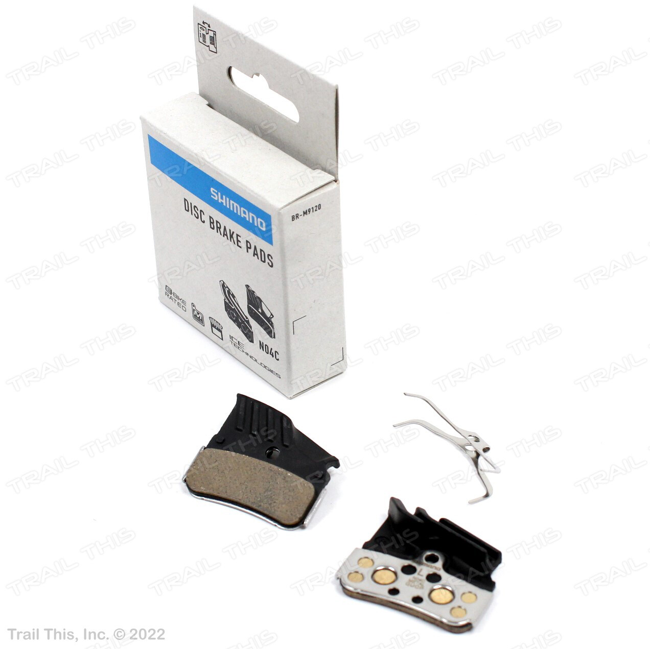Shimano N04C Metal Bicycle Disc Brake Pad w/ Spring Fits XTR BR-M9120 Calipers