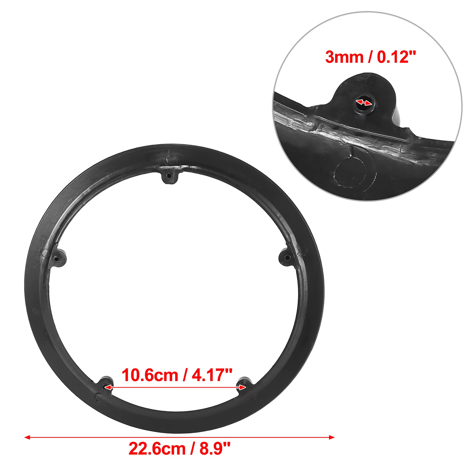 Bike Crankset Chainring Guard 40-52T Sprocket Protector MTB Road 4/5 Hole