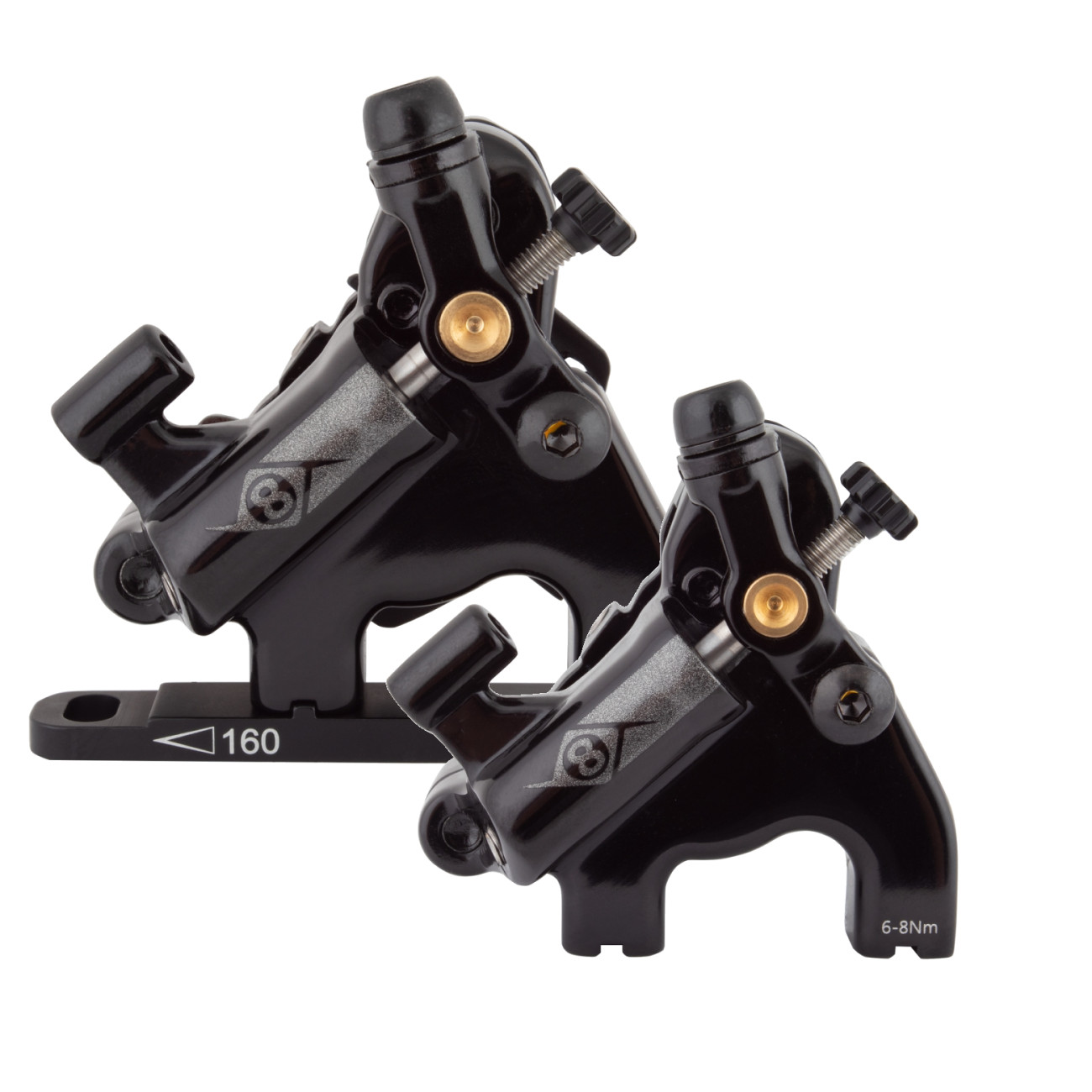 Origin8 Vise Road Hydraulic/Mechanical Flat Mount Disc Brake Front & Rear Set