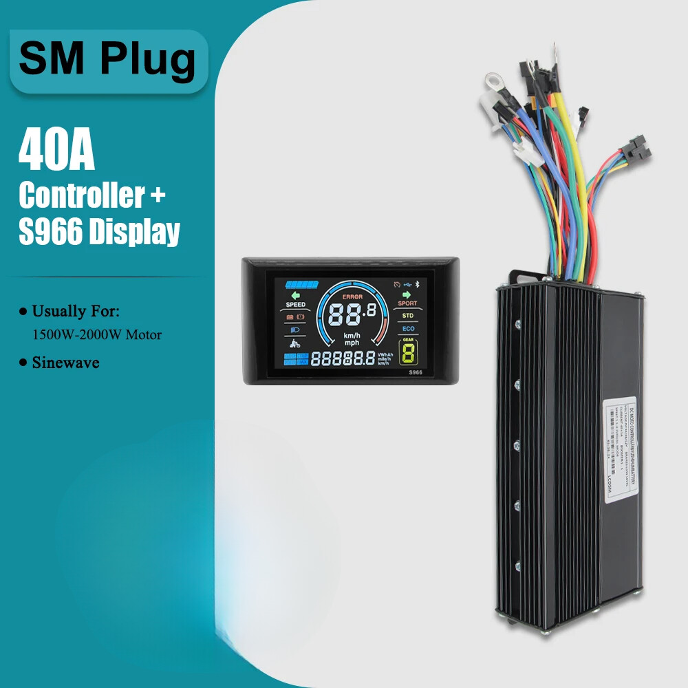 E-bike Three-Mode Sine Wave 36V 48V 17A 26A 30A 40A Controller with LCD Display