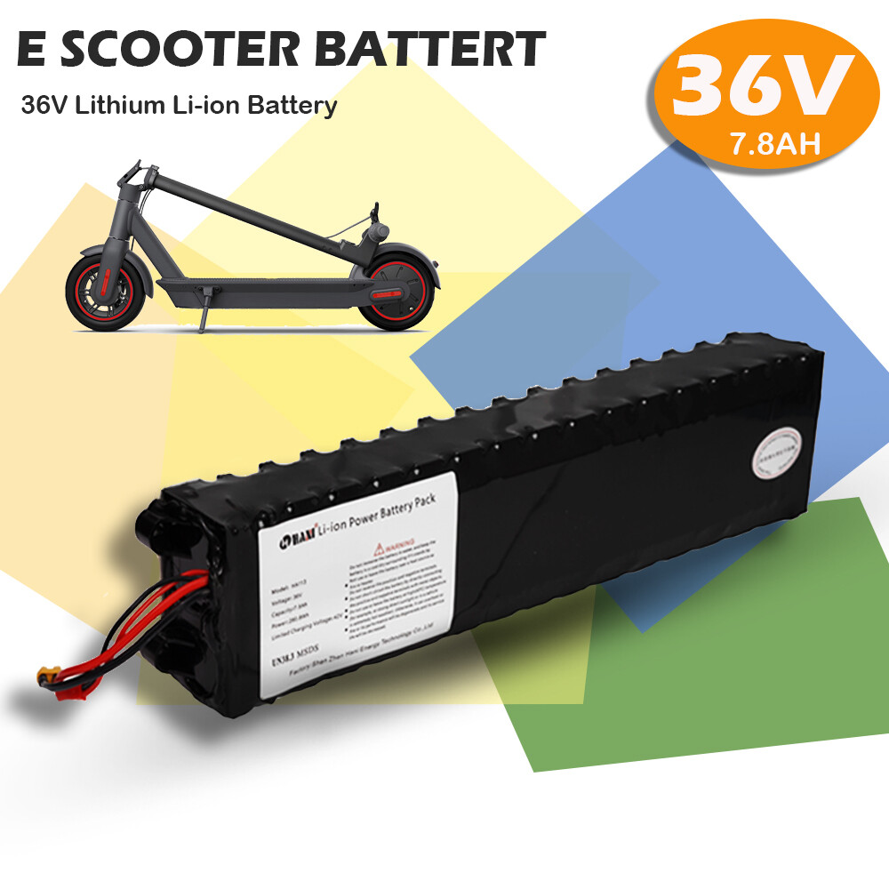 Electric Battery 36V 7.8Ah Replacement Li-Battery 36V E scooter Battery 280.8Wh