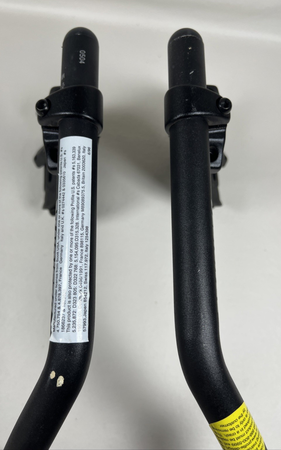 Profile Design Airstryke Aero Bars 22.2 mm with F-19 Arm Rest Pads
