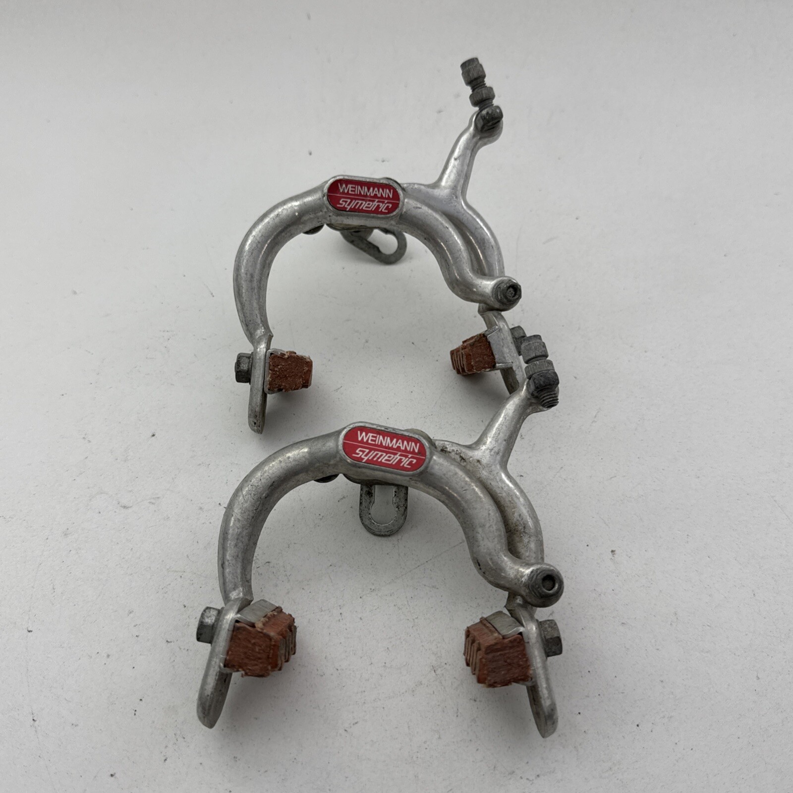 Vintage Weinmann Symetric Brake Caliper Set 813 Side Pull Silver Road Bike A64