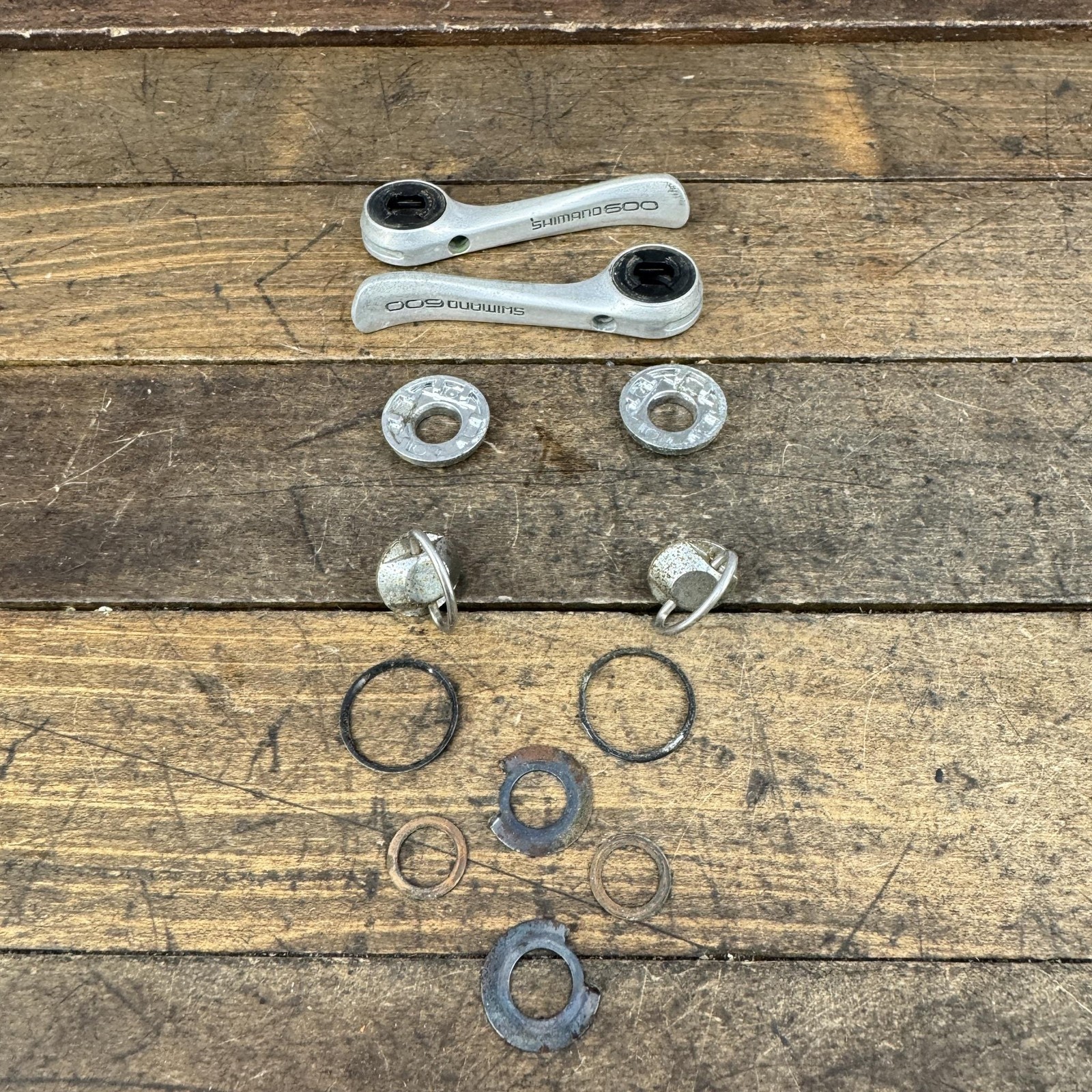 Vintage Shimano 600 Friction Down Tube Shifters 1980s