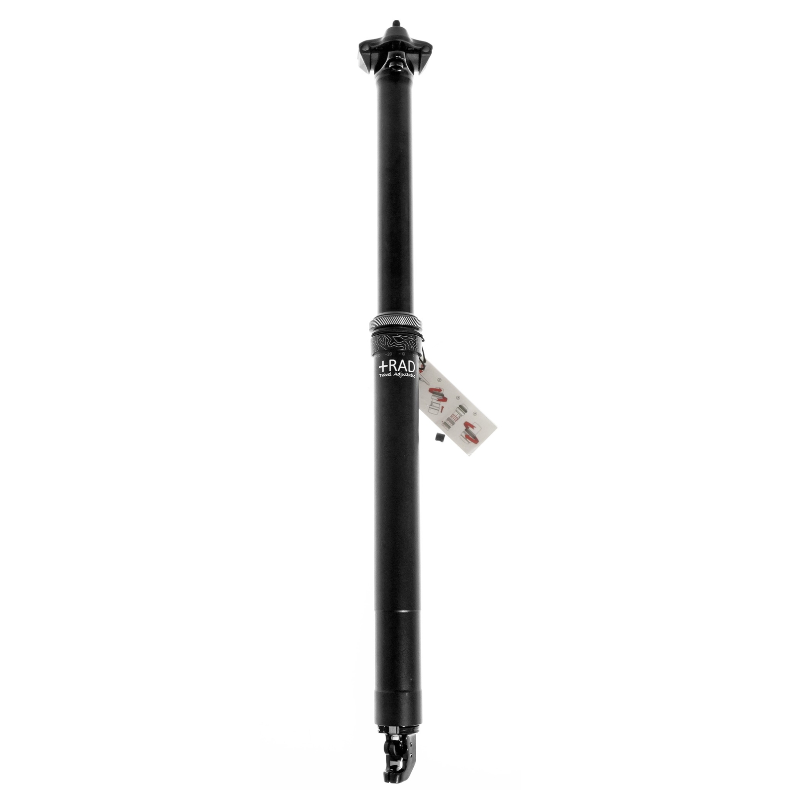 TranzX +RAD Adjustable Travel Internal Dropper Seatpost 30.9mm x 150 / 170mm