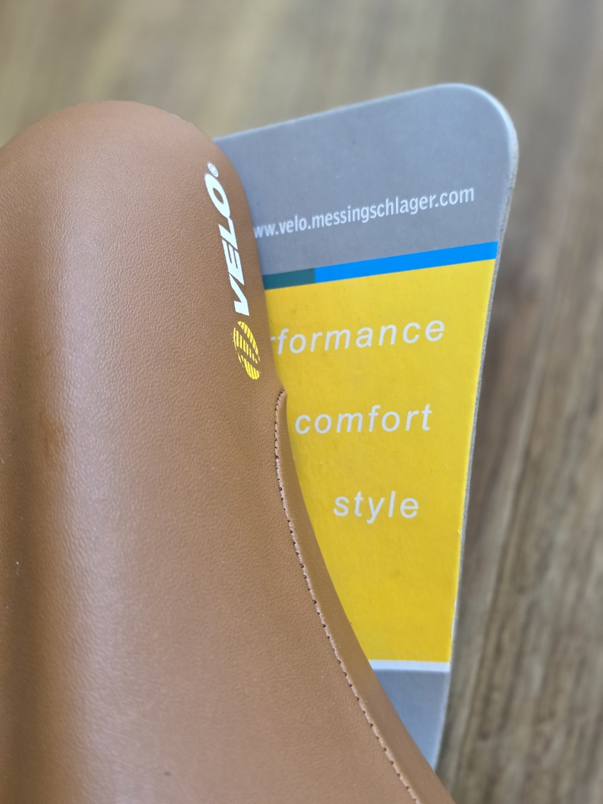 Bike Saddle VELO TOUR ELA X Brown Unisex Gel Cycling Seat BRAND NEW