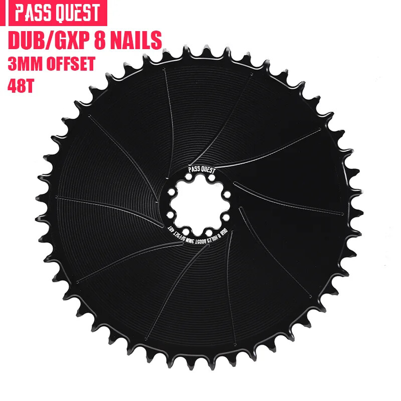 Bicycle Chainring 3mm Offset Norrow Wide Teeth Disc Direct Mount Chainwheel