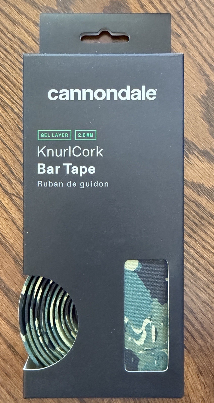 Cannondale KnurlTack 2.8mm Gel Handlebar Tape Camouflage.