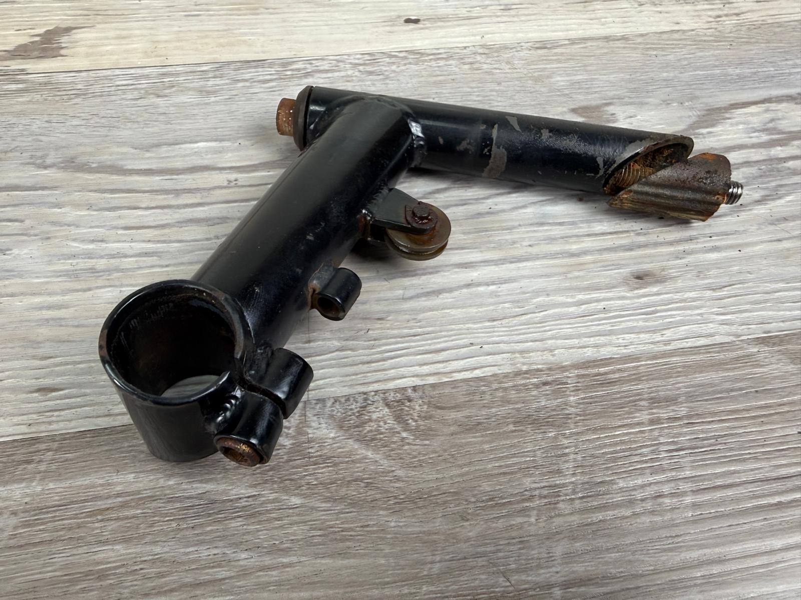 Vintage 110mm 25.4mm Clamp Steel Bicycle Stem / 22.2 mm Quill