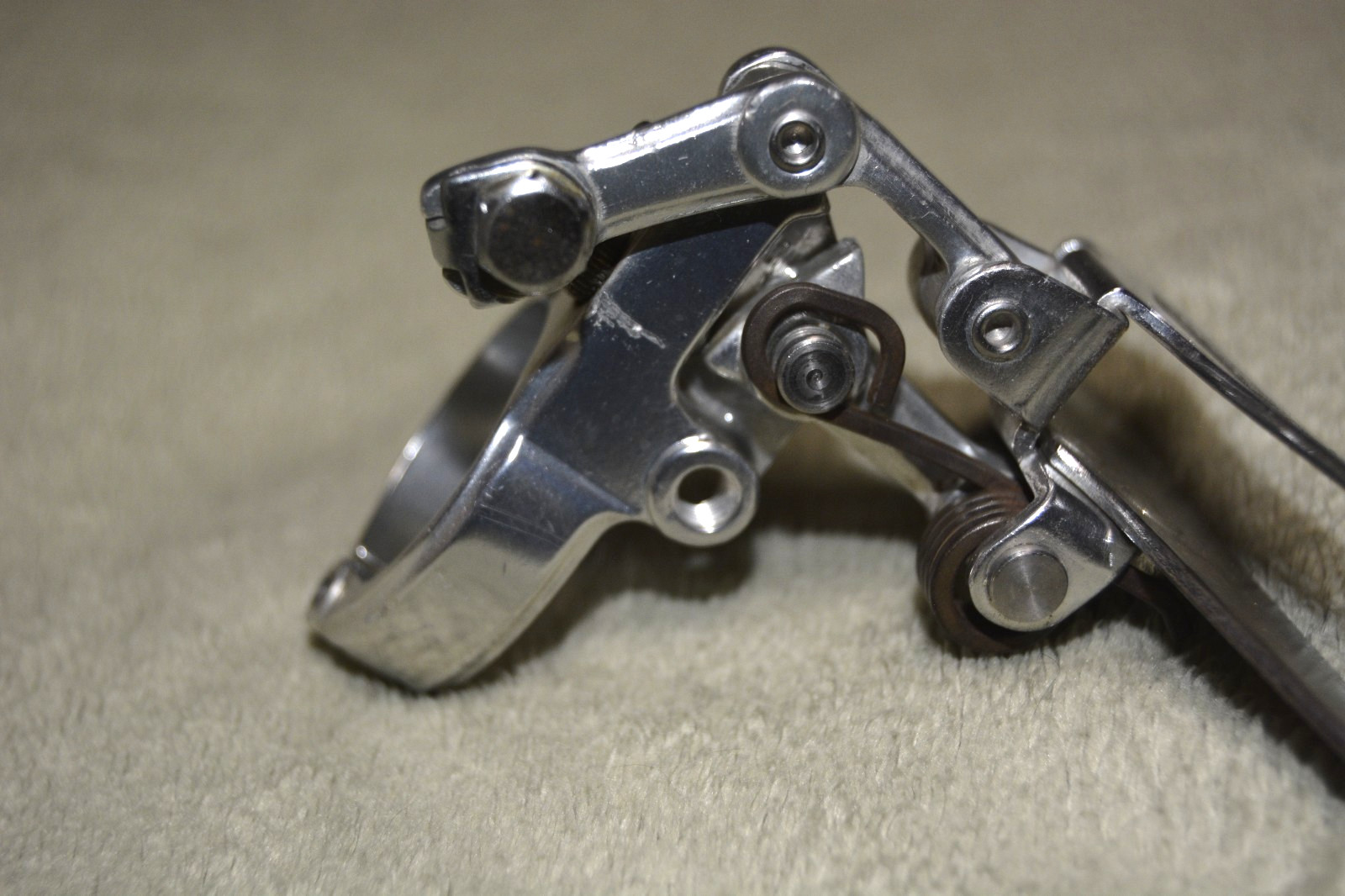 Suntour Superbe 1st Generation Racing front derailleur No cable stop Japan