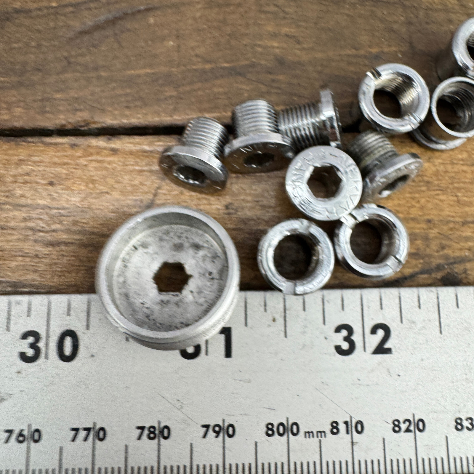 Vintage Nervar Dust Cap Single Crank Arm Chainring Bolt 1970s 1980s France
