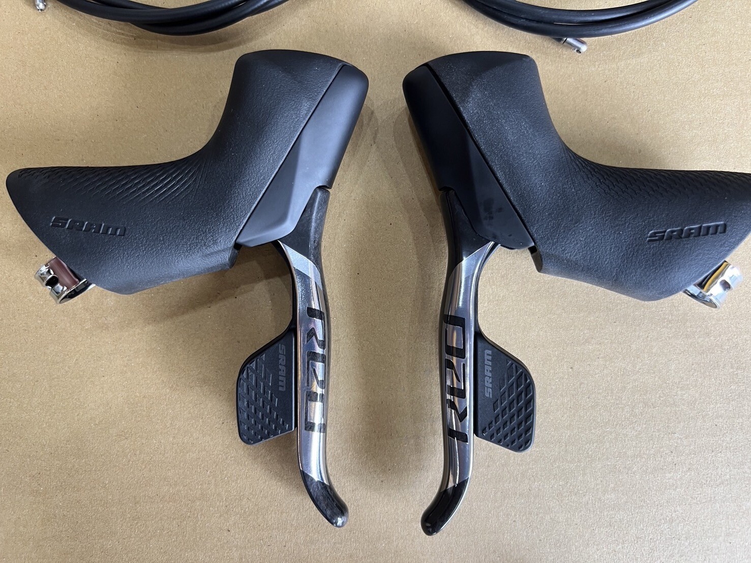 SRAM RED ETAP AXS HRD SHIFT/BRAKE LEVER AND HYDRAULIC DISC CALIPER Pair 12s Flat