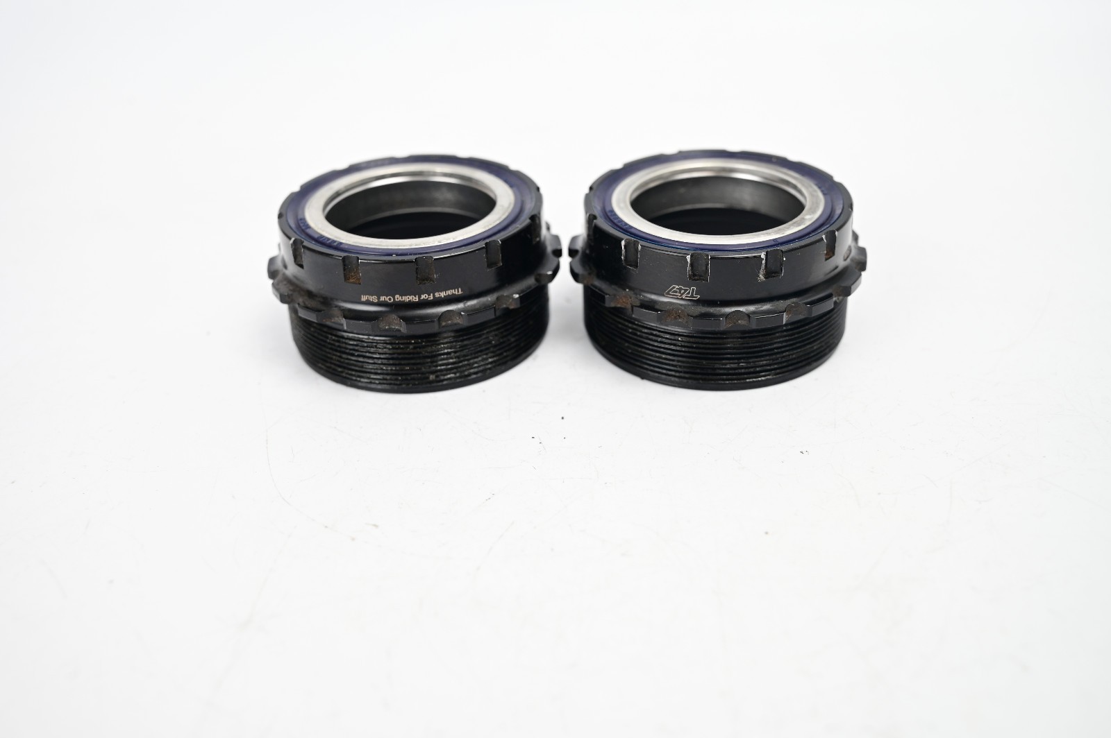 White Industries External T47 Bottom Bracket 68/73mm Black 30mm Spindle