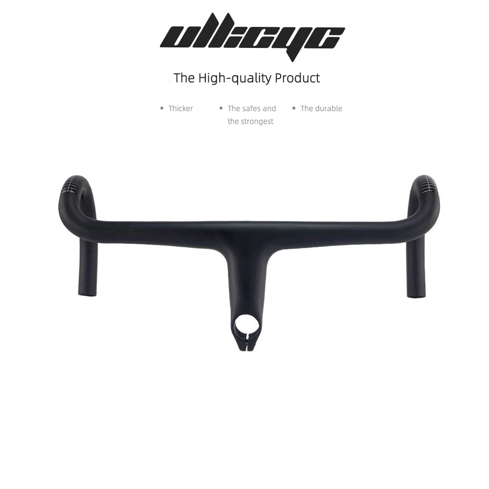 Carbon Road Bike Integrated Handlebar Bicycle Cockpit with Computer Mount