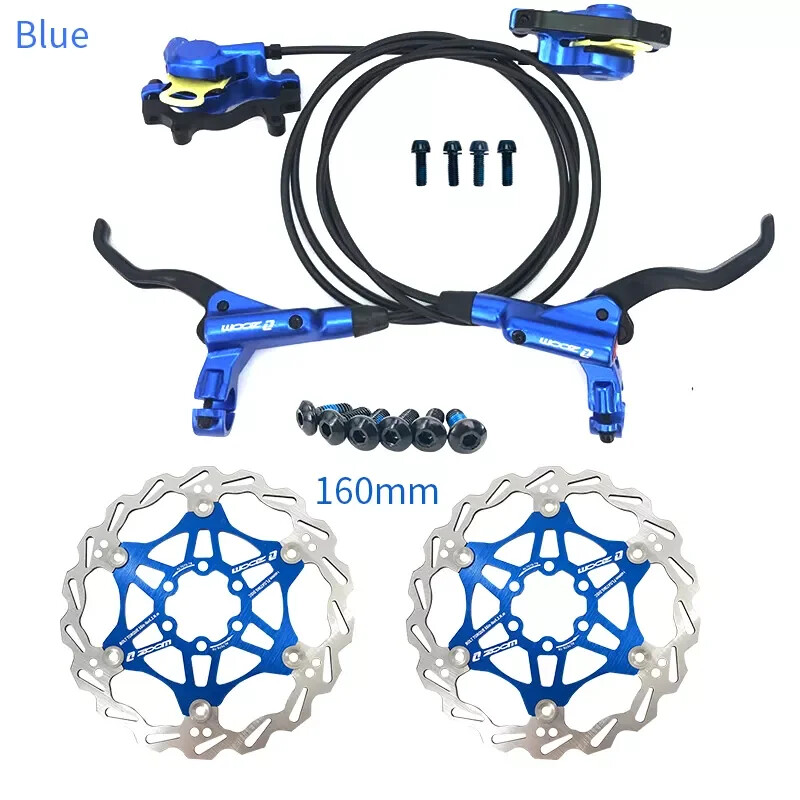 MT200 Mountain Bike Hydraulic Oil Brake Disc Brake Set Front Rear 800mm/1400mm