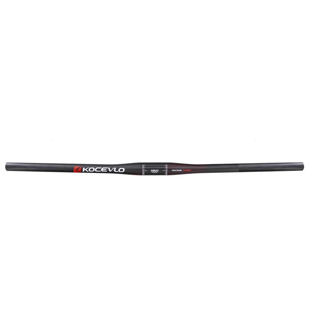 Full Carbon Fiber Handlebar Mountain Bike Flat Bar Rise Bar 31.8*600-760mm Black