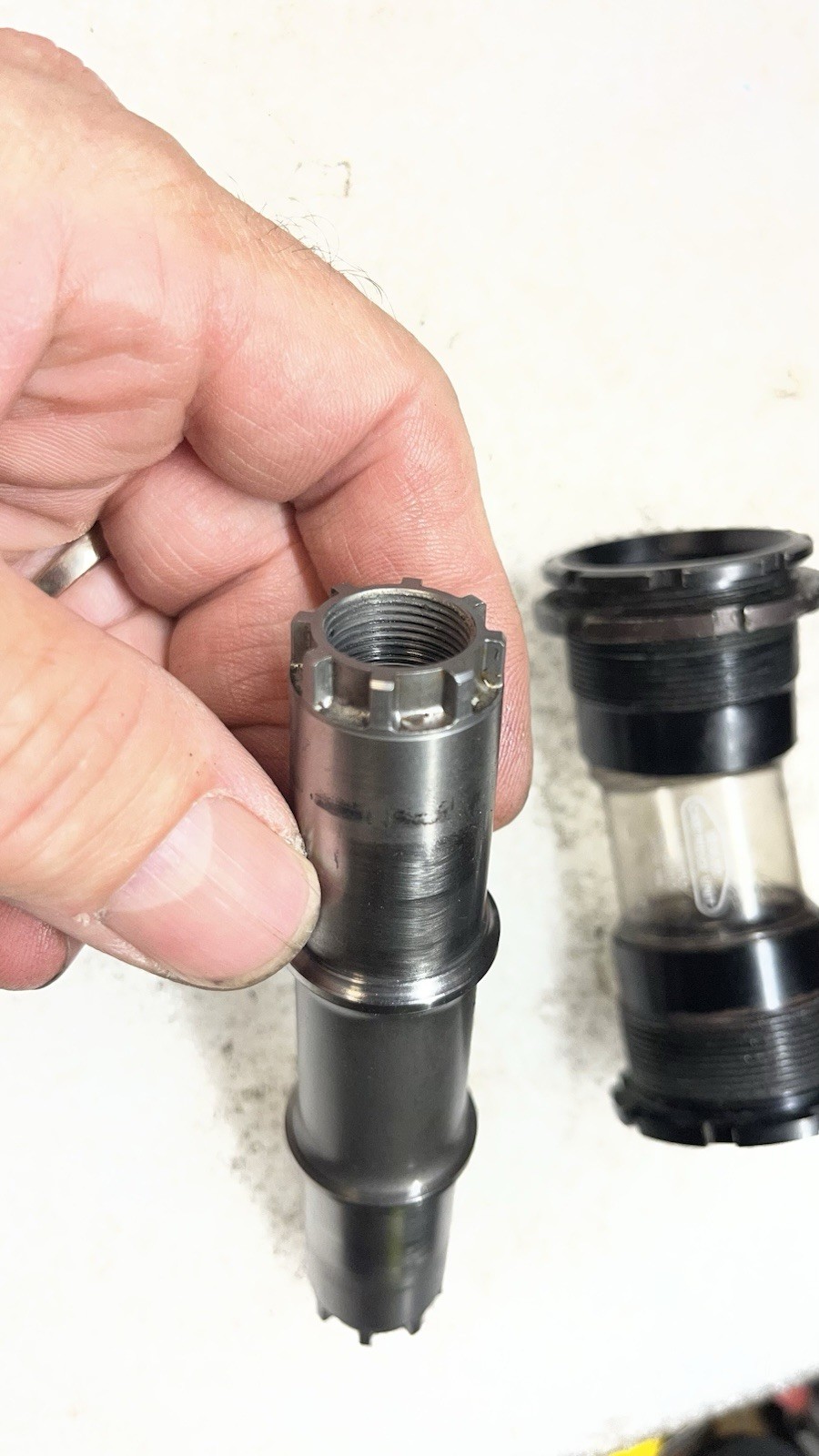 Vintage Shimano XTR Octalink Sealed Bottom Bracket BB-M950 116mm BSA V1 Japan