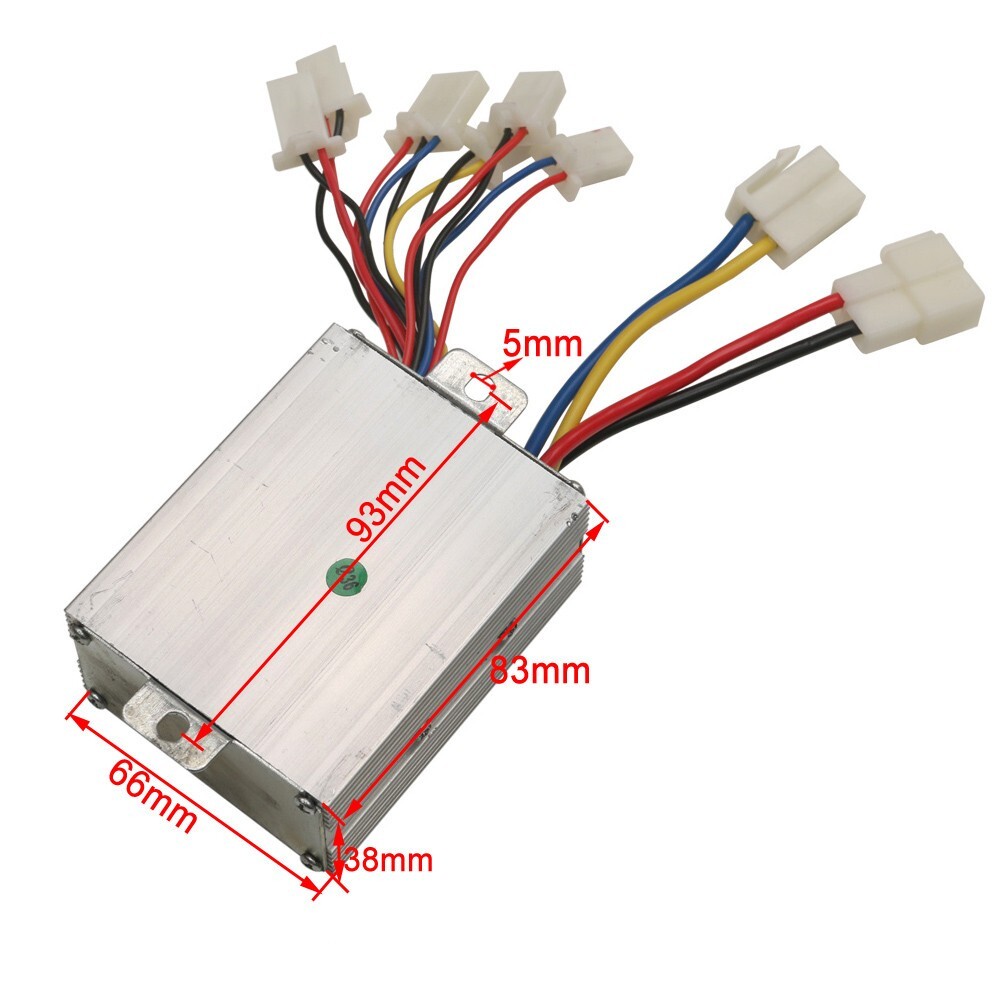 24V 500W Brush Motor Controller Kit For Electric Bike Scooter ATV Quad Mini Bike