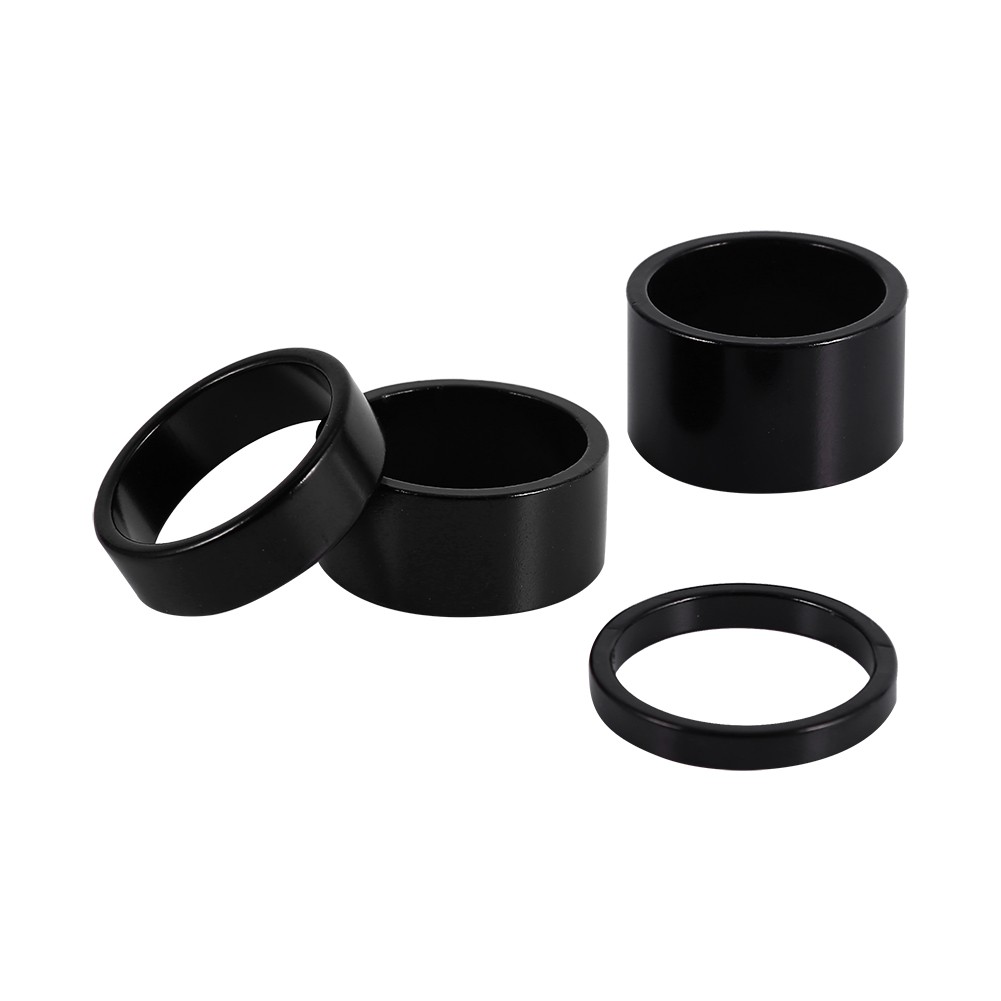 4 Colors 4Pcs/Set 5mm/10mm/15mm/20mm Aluminum Alloy Headset Spacer Bike Front