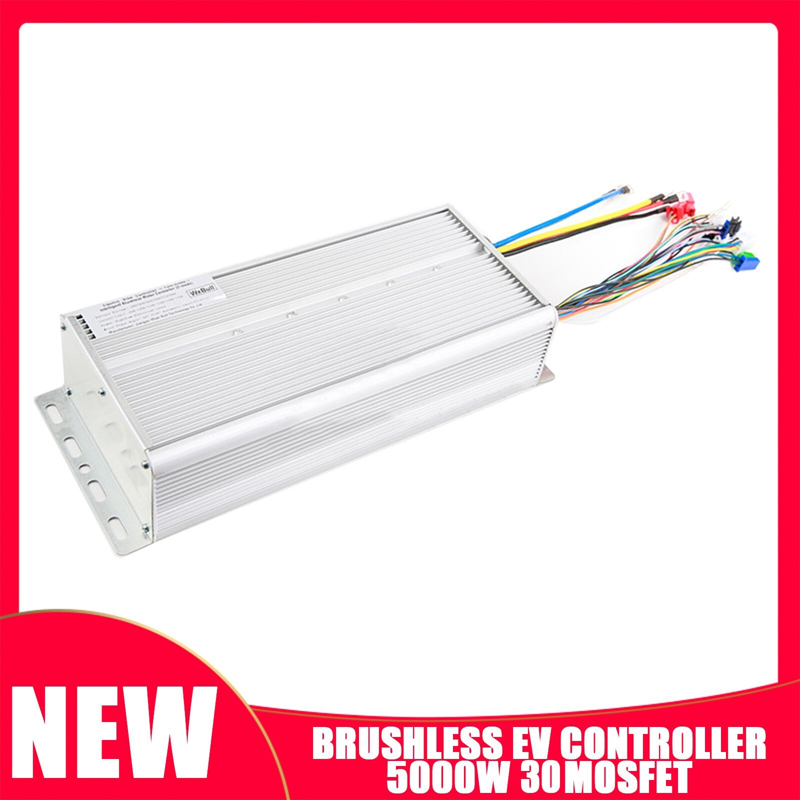 Brushless EV Speed Controller 5000W 48V-72V 100A 30 MOSFET For E-Bike E-Scooter