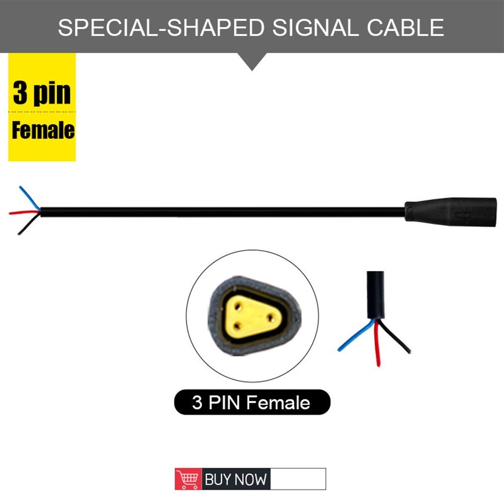 Higo Waterproof Connector 2 3 4 5 6Pin Cable 1m E-bike Electric For BAFANG