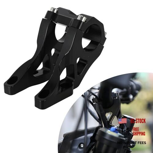 7075 Aluminum Alloy Handlebar Riser CNC Second Generation Handle Bar Mount