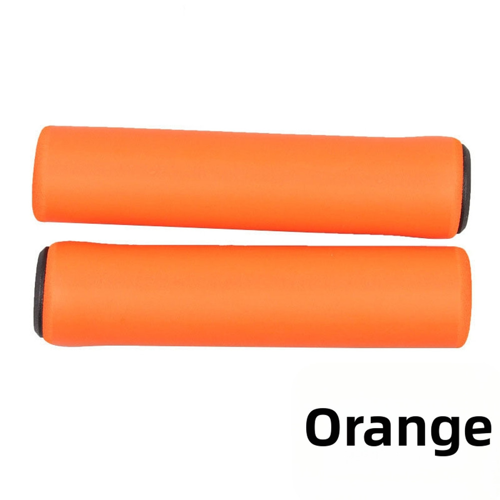 Silicone Bicycle Grips 12.5 x 3 cm Non Slip Texture for Confident Handling