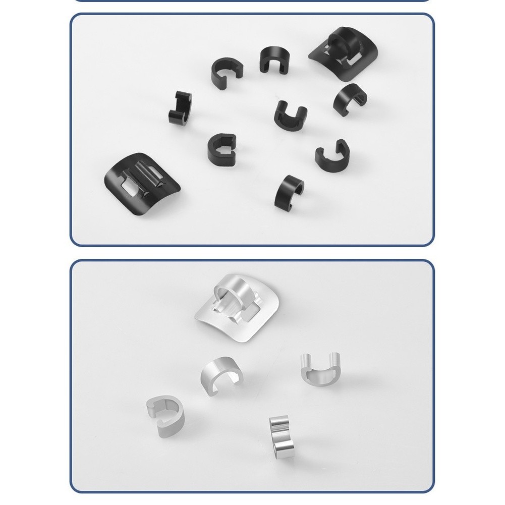 Aluminum Alloy Plastic Metal C Shaped Clip for Bicycle Brake Gear Cable Routing