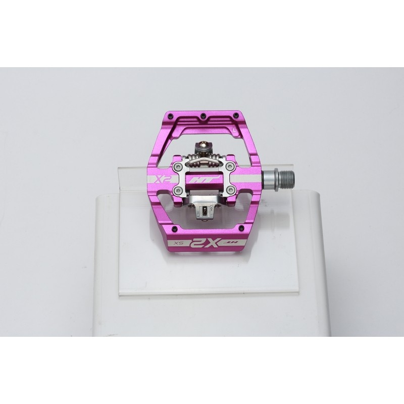 pair of purple x2-sx pedals 966000148 HT-COMPONENTS BMX pedals