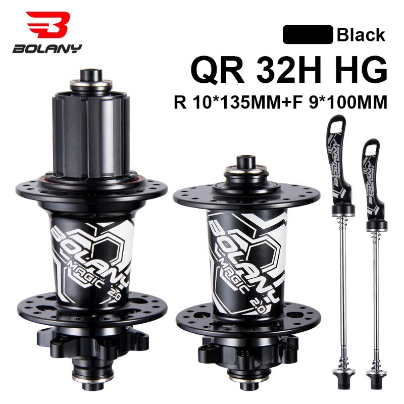 32H MTB Bicycle Disc Brake 6 Pawls 108 Clicks 4 Sealed Bearing Hubs XD HG QR
