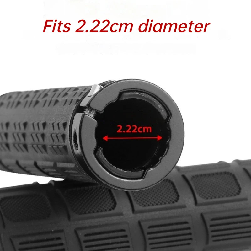MTB Bike Handlebar Grips Aluminum Lock On Dual Color Rubber Ergonomic