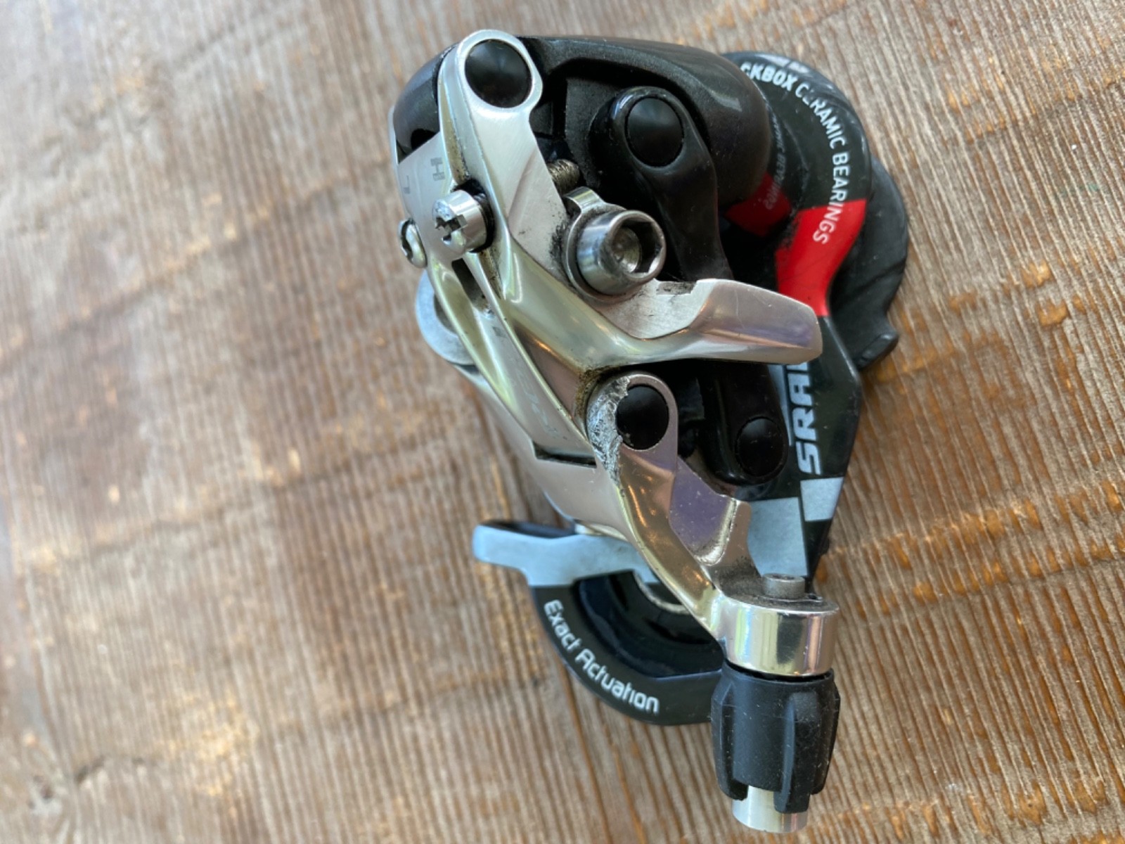 SRAM Red 10 Sp Road Bike Rear Derailleur Short Cage 32T Ceramic BlackBox Bearing