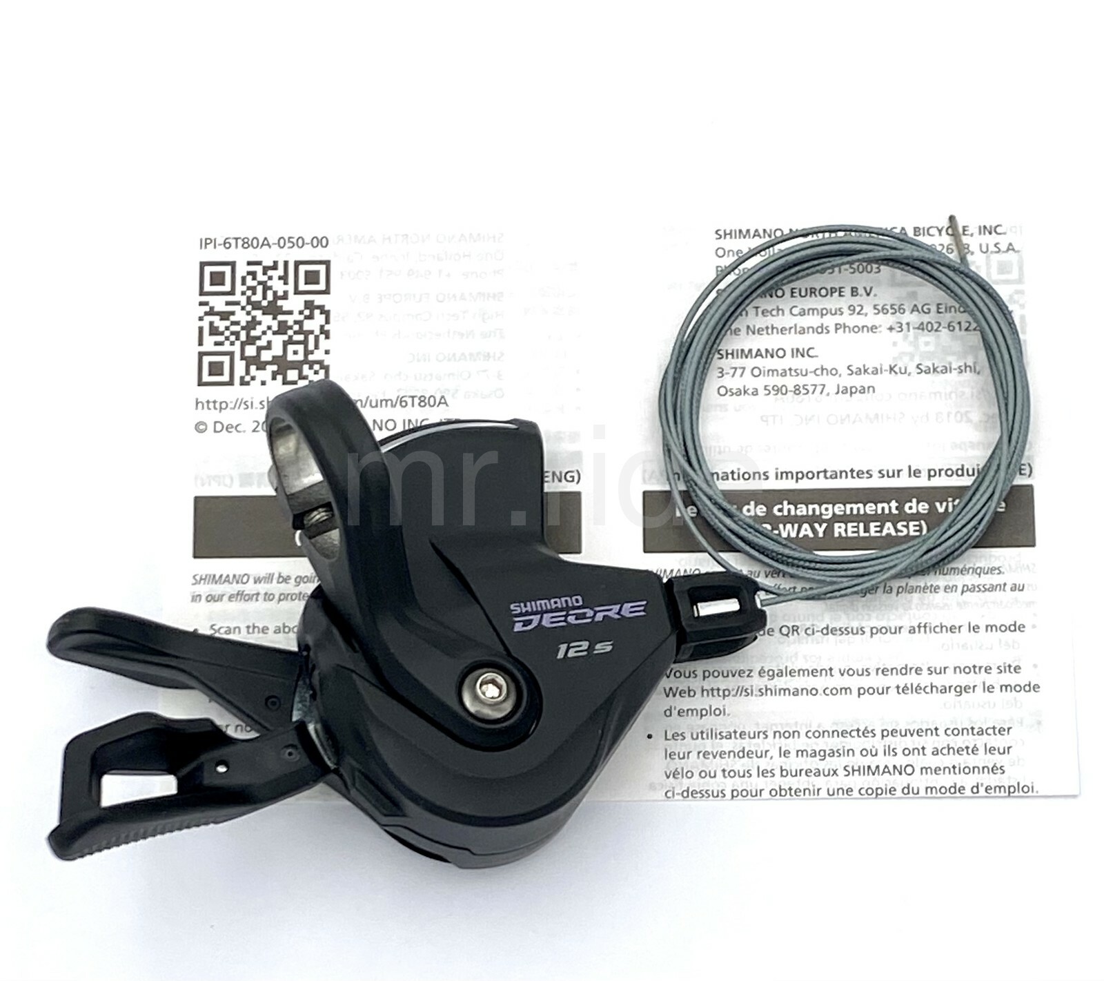 Shimano Deore Shifter SL-M6100-R Right 12 Speed Rapidfire+ Optical Gear Display