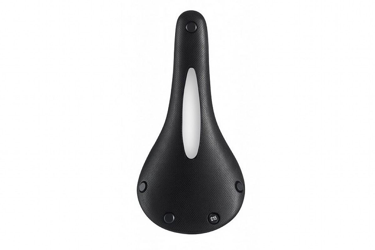 Brooks C15 Carved Men’s All Weather Saddle – 283x140mm Steel Black