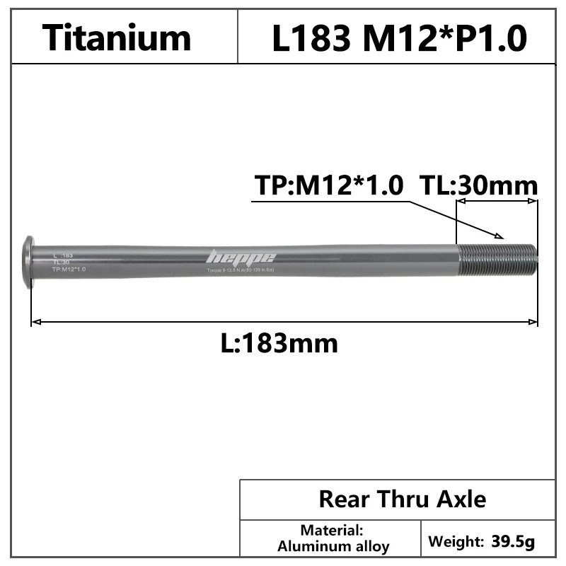 Titanium Bike Thru Axle 12×100 12×110 12×142 12×148 MTB Road Bicycle Skewer